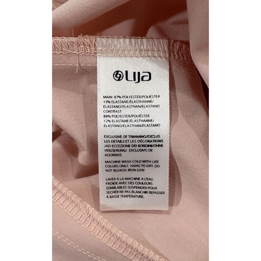 Lija Golf Pullover 1/2 Zip Outerwear Jacket Athleisure Pink Black Accent Medium - Picture 13 of 16